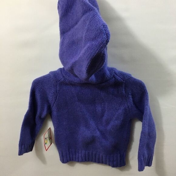 Girl Hoodie Sweater Lilac 12 mo NWT - Picture 6 of 6